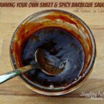 How to Can Your Own Sweet & Spicy Barbecue Sauce with Free Printable Label via Juggling Act Mama ~ https://old.jugglingactmama.com/2013/08/how-to-can-your-own-sweet-spicy.html