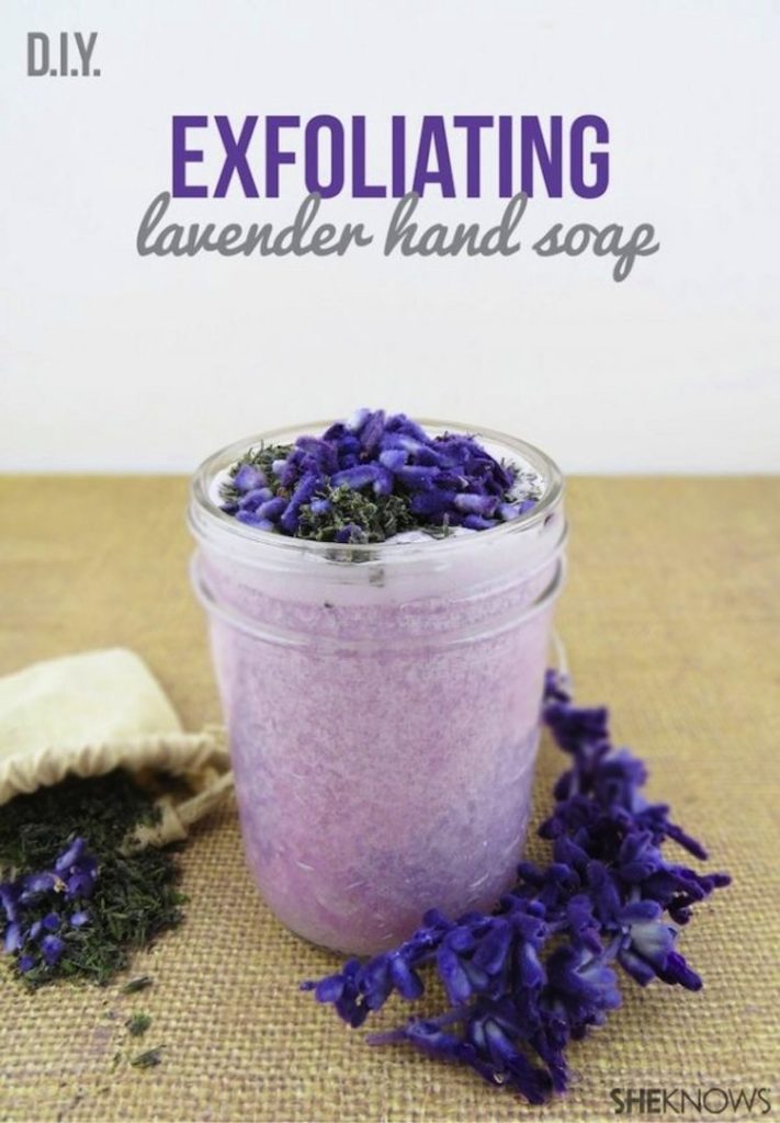 Exfoliating Lavender Sugar Scrub Recipe via Smart School House