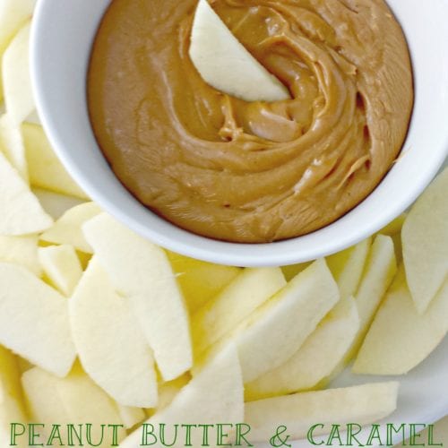 Peanut Butter & Caramel Apple Dip from Juggling Act Mama