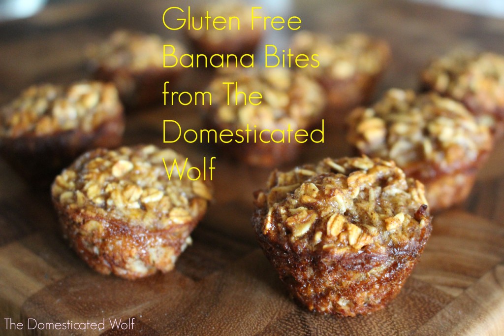gluten free banana bites