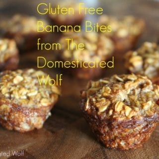 gluten free banana bites