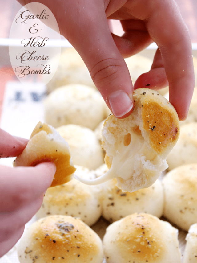 GARLIC CHEESE BOMBS STORY