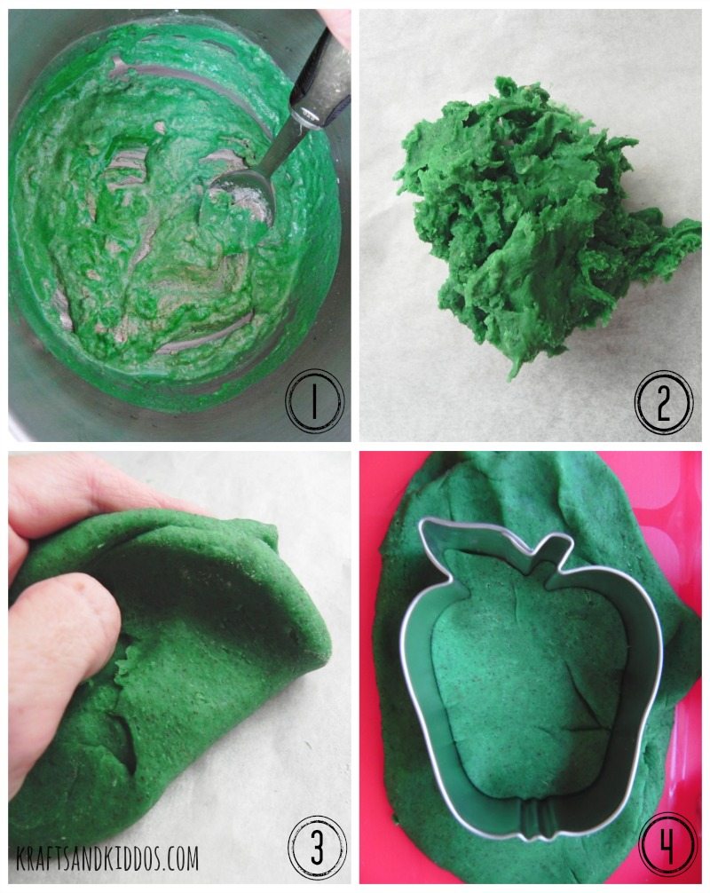 apple pie scented play dough by krafts and kiddos