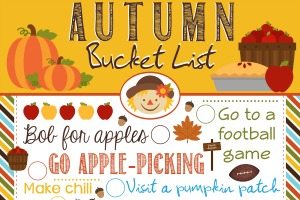 Autumn Bucket List 2014
