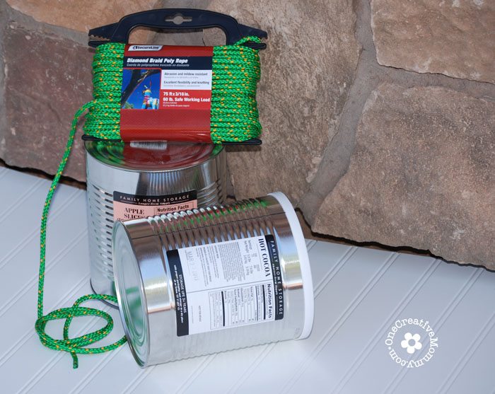 Materials for Tin Can Stilts