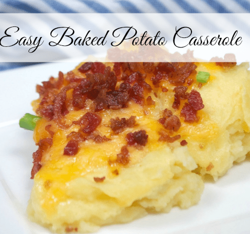 easy baked potato casserole