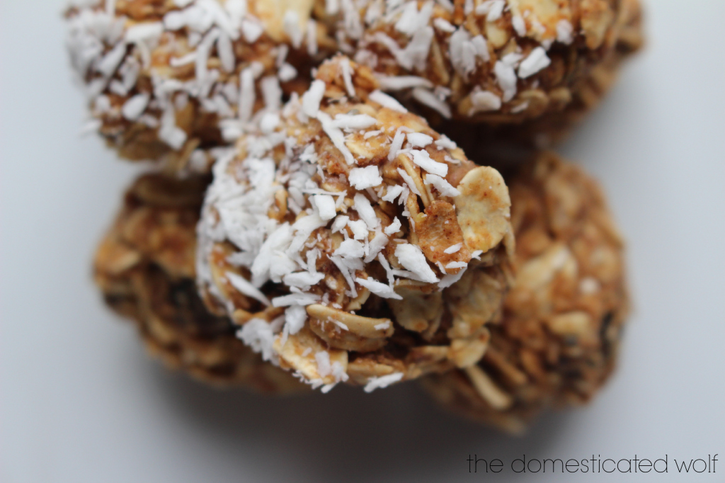 Close up of Cinnamon Energy Balls.