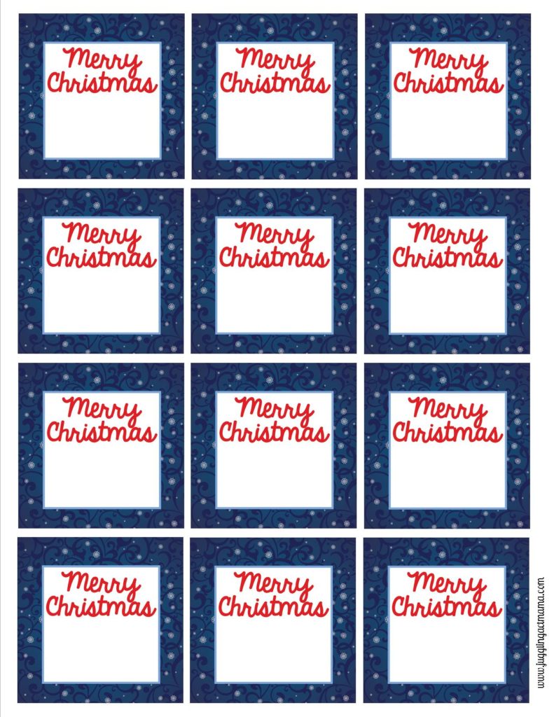 Free printable Mini Gift Tags.