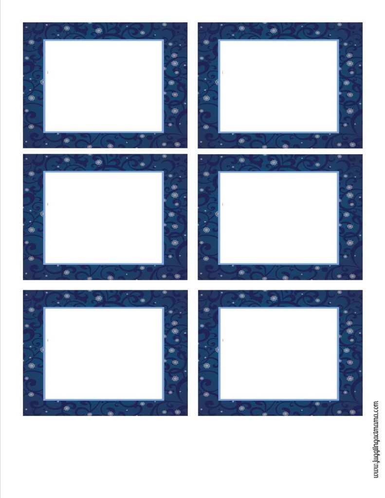 Holday Shipping Labels or Blank Gift Tags.
