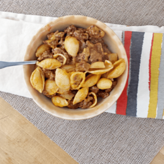 Quick Cheesy Taco Shell Skillet