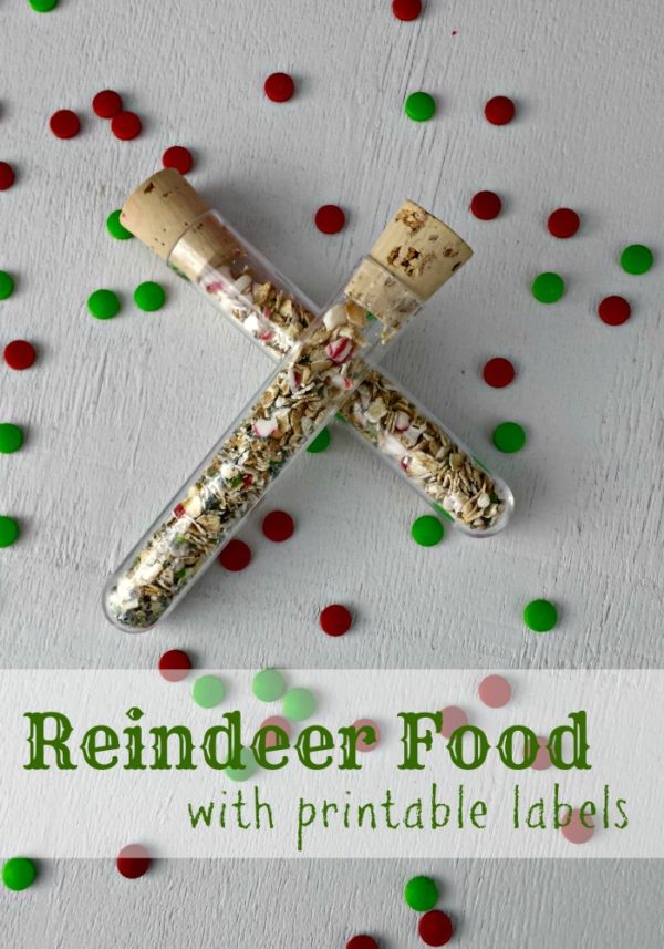 Reindeer Food image with text overlay.