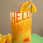 Fuzzy Navel - a fun, summery drink | Persnickety Plates