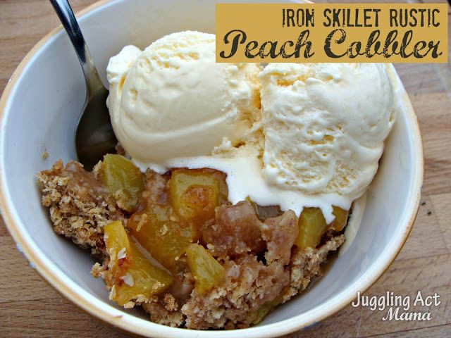 Rustic Peach Cobbler