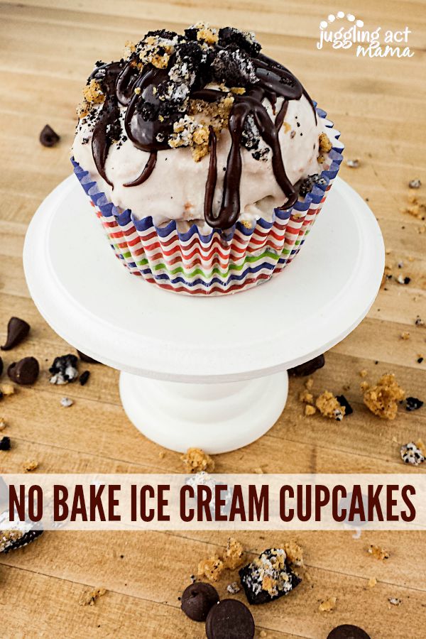 No Bake Ice Cream Cupcakes - decadent treats!