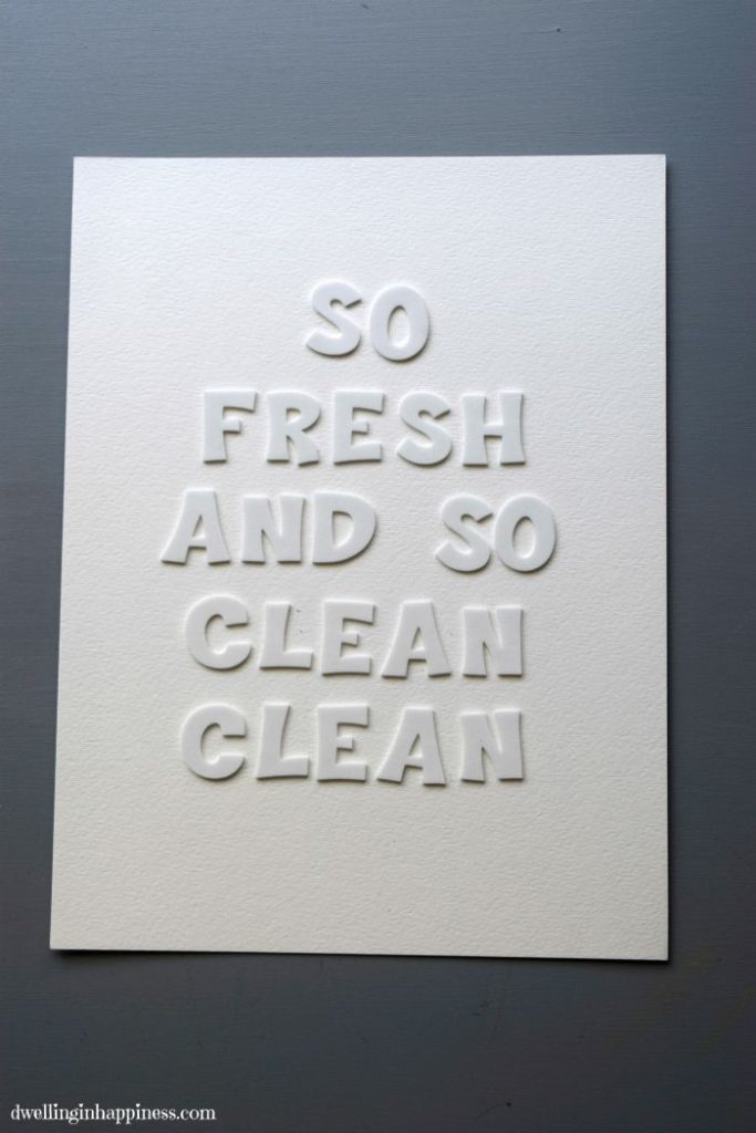 DIY Watercolor Bathroom Art from Dwelling in Happiness