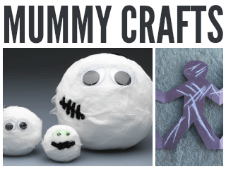 Mummy Crafts for Halloween