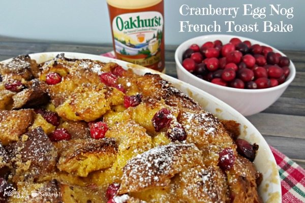 French Toast Bake with Cranberries - rich and delicious