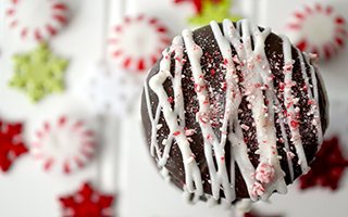 Peppermint Cookie on Platter
