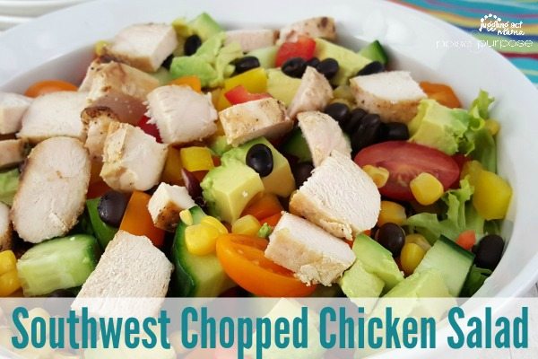 Delicious Southwest Chopped Chicken Salad