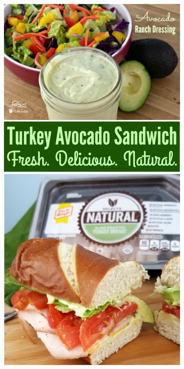 Turkey Avocado Sandwich #OscarMayerNatural #Sponsored Fresh. Delicious. Natural.