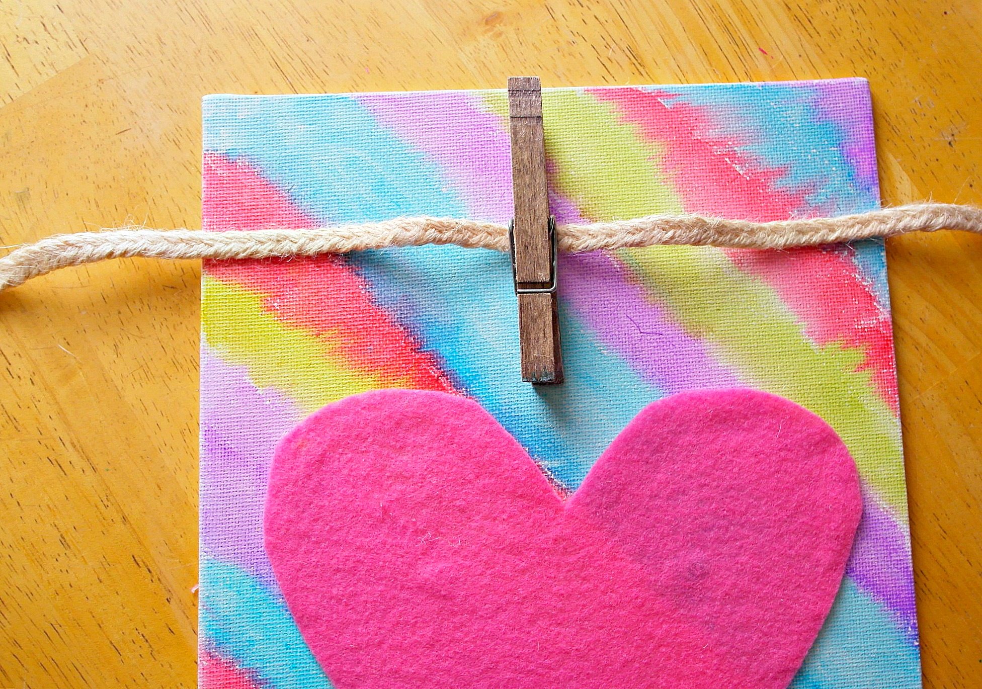 Step 4 Watercolor Canvas Photo Project
