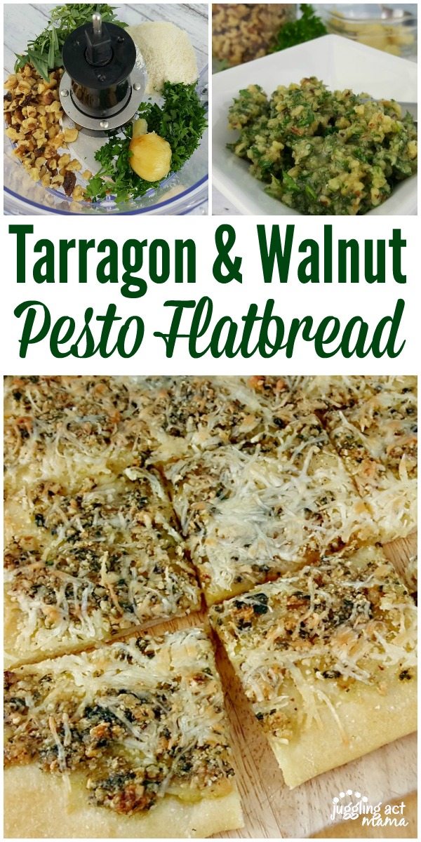 Tarragon & Walnut Pesto Flatbread