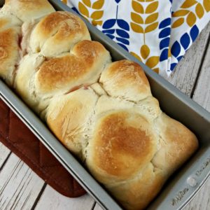 Strawberry Cream Cheese Loaf via Juggling Act Mama
