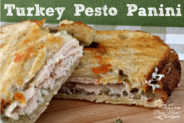 Turkey Pesto Panini Sandwich