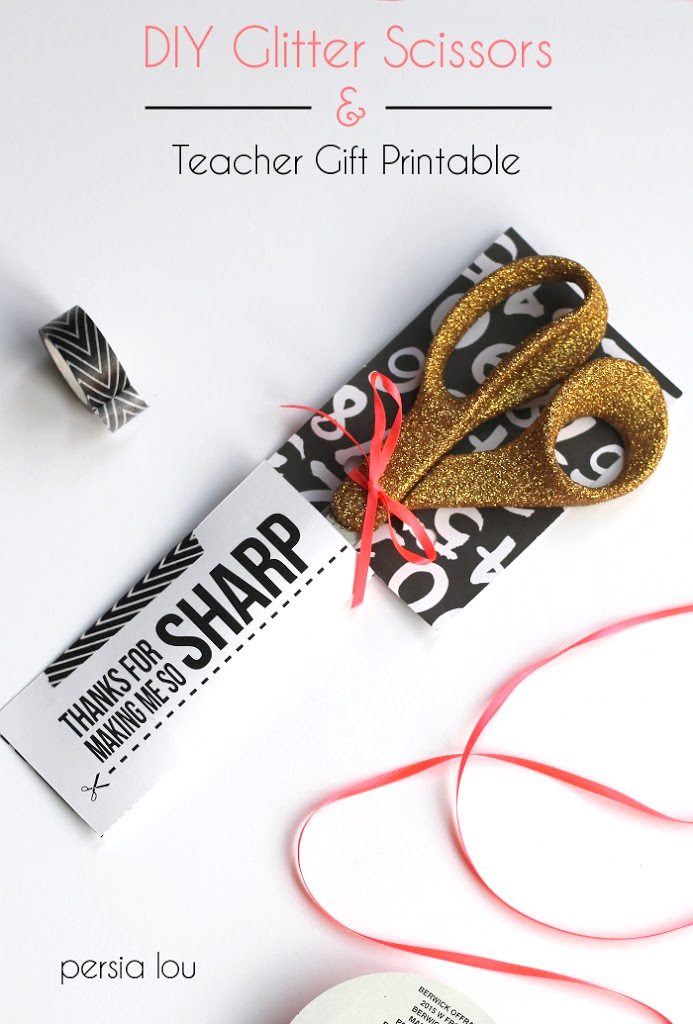 Scissor gift tags.