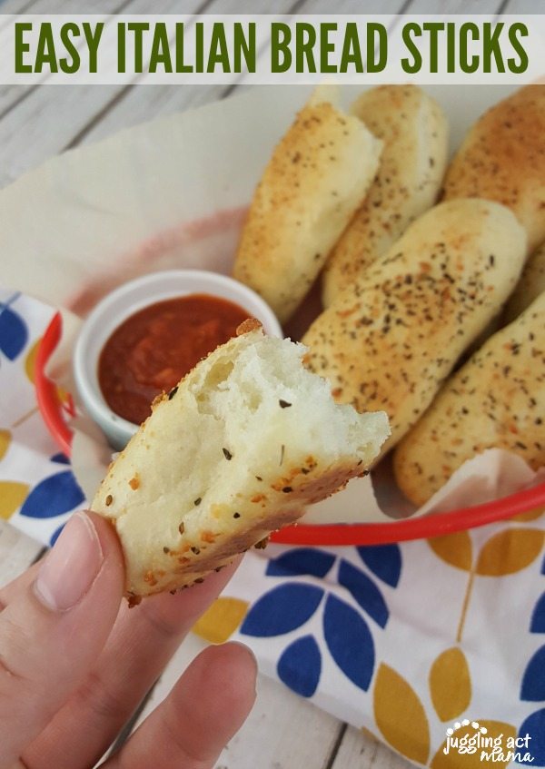 Close up of an Italian Bread Stick.