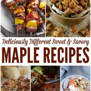 Sweet and Savory Maple Recipes - perfect for Fall!