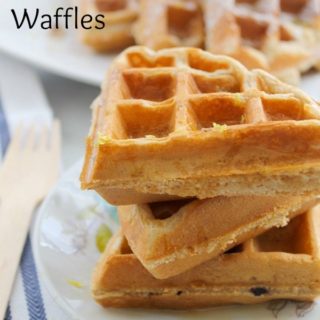 Blueberry Lemon Waffles