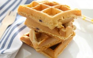 Blueberry Lemon Waffles