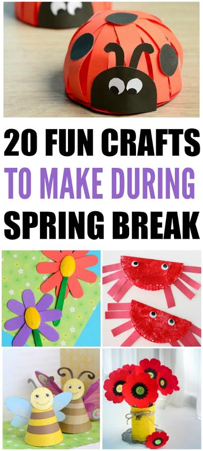 Spring Craft Projects #BoredomBusters