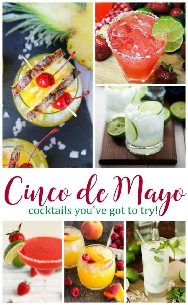 Best Cinco de Mayo Cocktails collage image.
