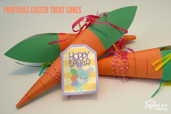 Free Printable Easter Treat Cones