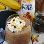 Salted Caramel Mocha Protein Smoothie #ad #SilkandSimplyPureCreamer