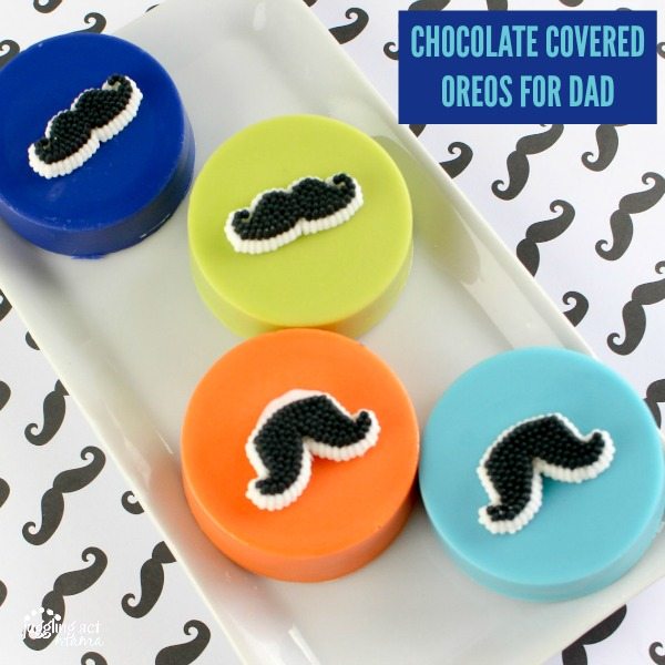 CHOCOLATE COVERED OREOS FOR DAD #FOODGIFT