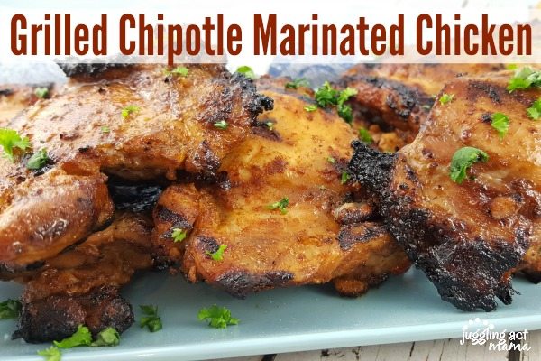 Deliciously spicy Grilled Chipotle Marinated Chicken