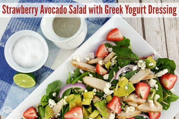 Salad image with text overlay.