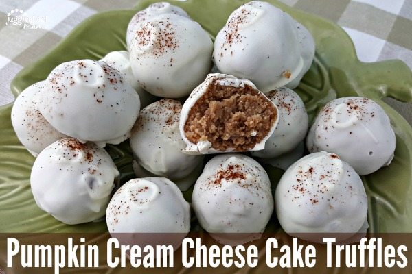 Pumpkin Cream Cheese Cake Truffles