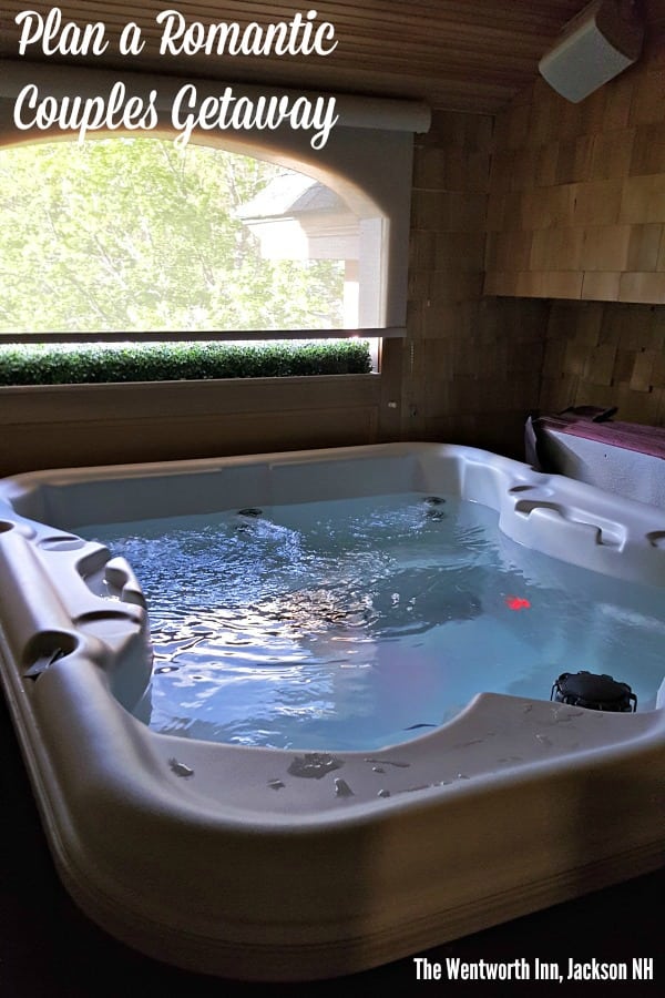Indoor hot tub at The Wentworth Inn.