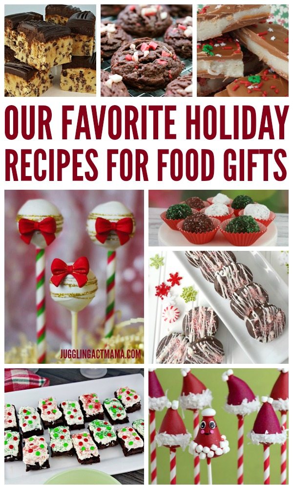 Collage of desserts with text that reads, Our Favorite Holiday Baking Recipes.