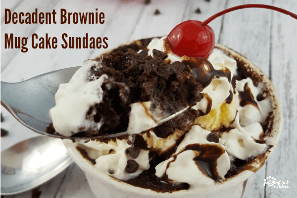 Decadent Brownie Mug Cake #ad #LoveBarleans