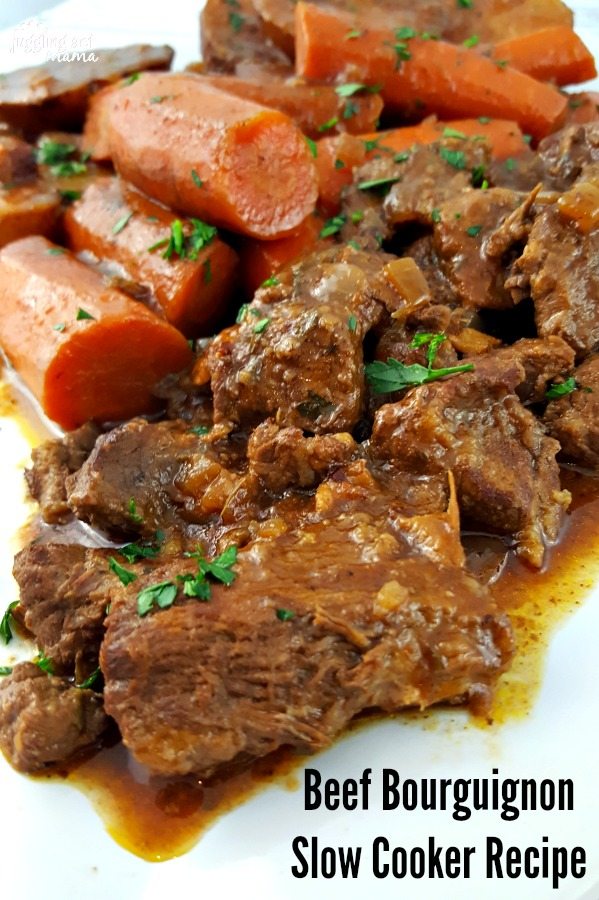 Best Ever Beef Bourguignon Slow Cooker Recipe