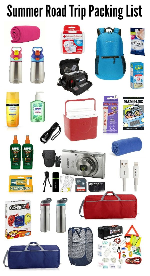 ROAD TRIP PACKING LIST