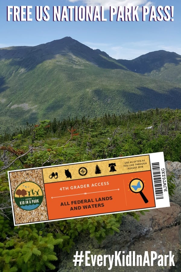 Mountain view image with text and graphic overlay.