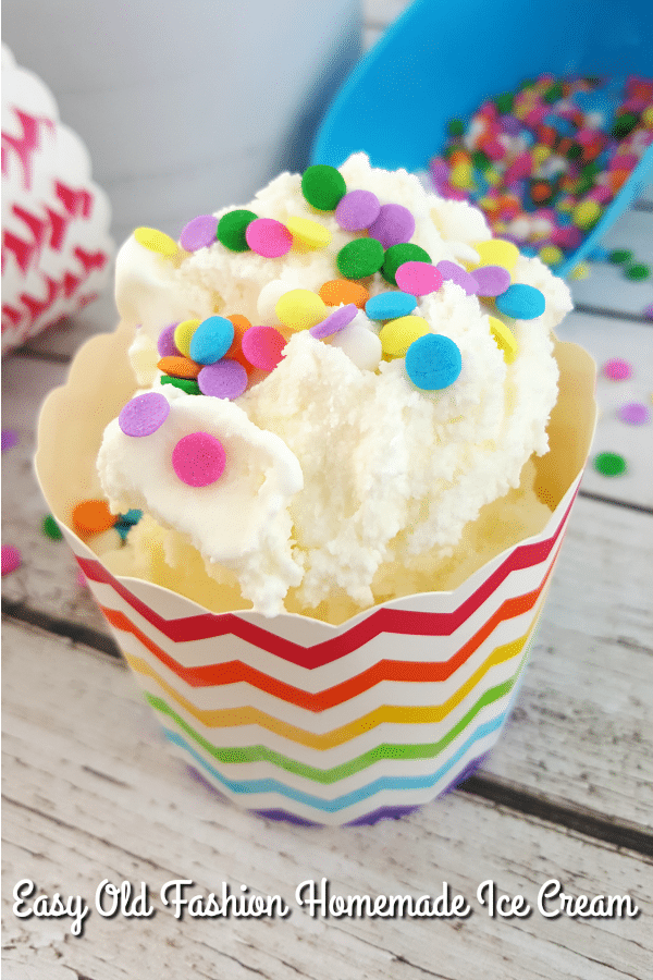 Easy Homemade Ice Cream #NationalIceCreamMonth