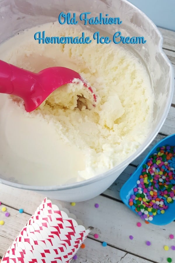 Old Fashion Easy Homemade Ice Cream