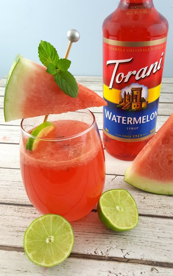 Watermelon Mojito Recipe - #ad #ToraniSummerGiveaway #Torani 